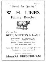 Advert - Lines 1958